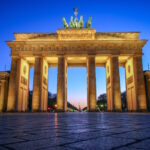 Photo of the Brandenburg Gate in Berlin, capital of Germany