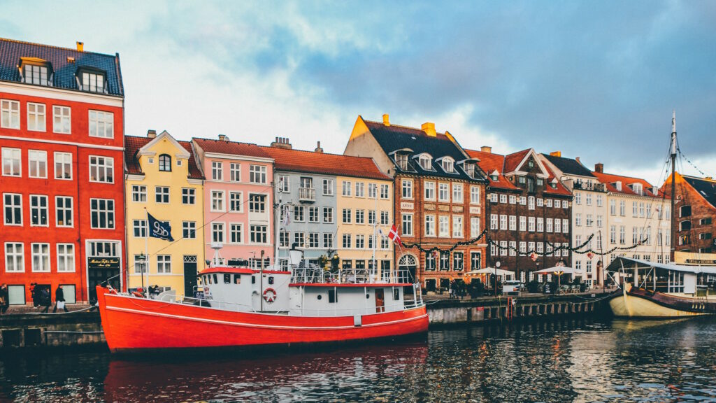 Photo of the seafront in Copenhagen, capital of The Netherlands