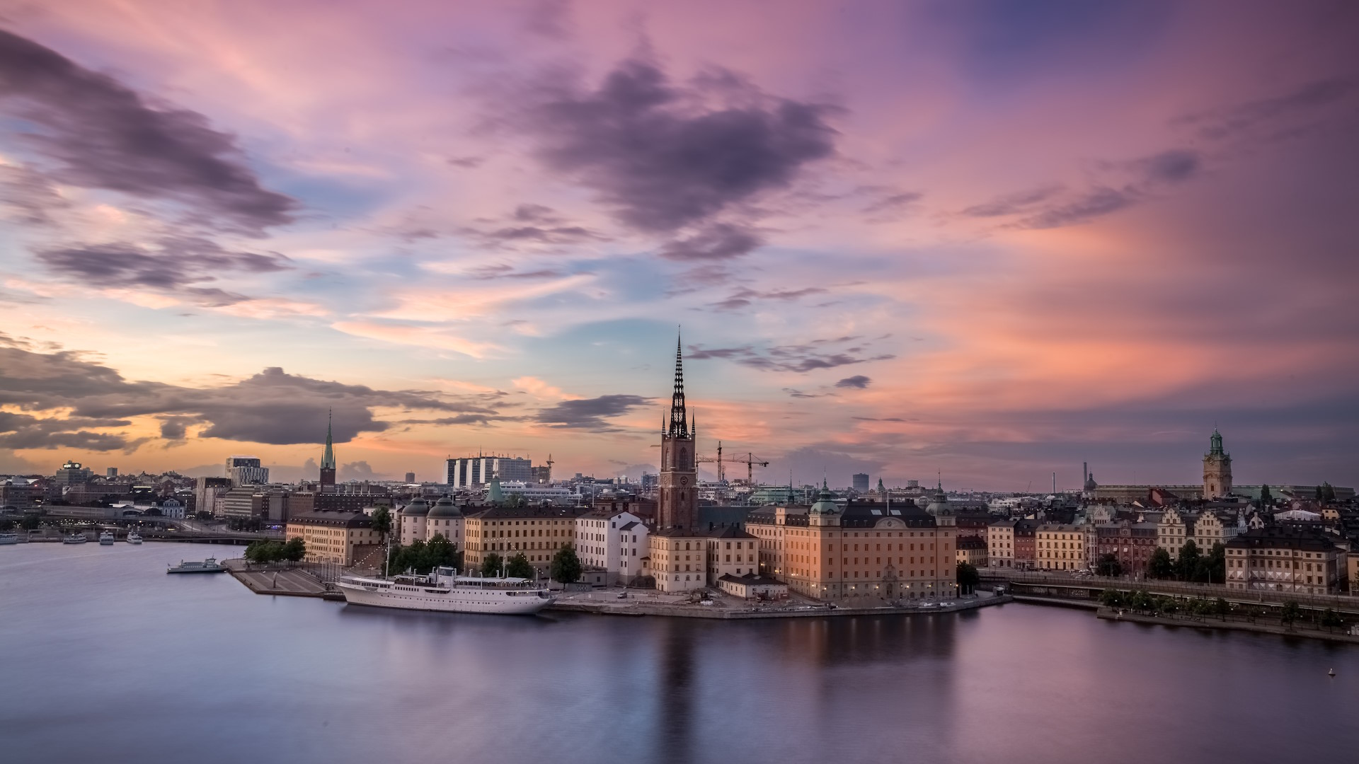 Aerial shoto of Stockholm, capital of Sweden