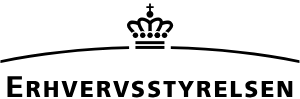 Official logo of the Denmark ERST (Erhvervsstyrelsen)