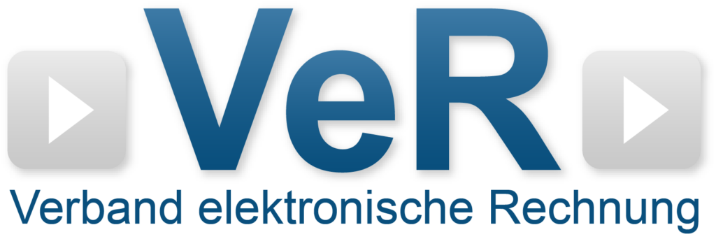 Official logo of the Germany VeR association (Verband elektronische Rechnung)