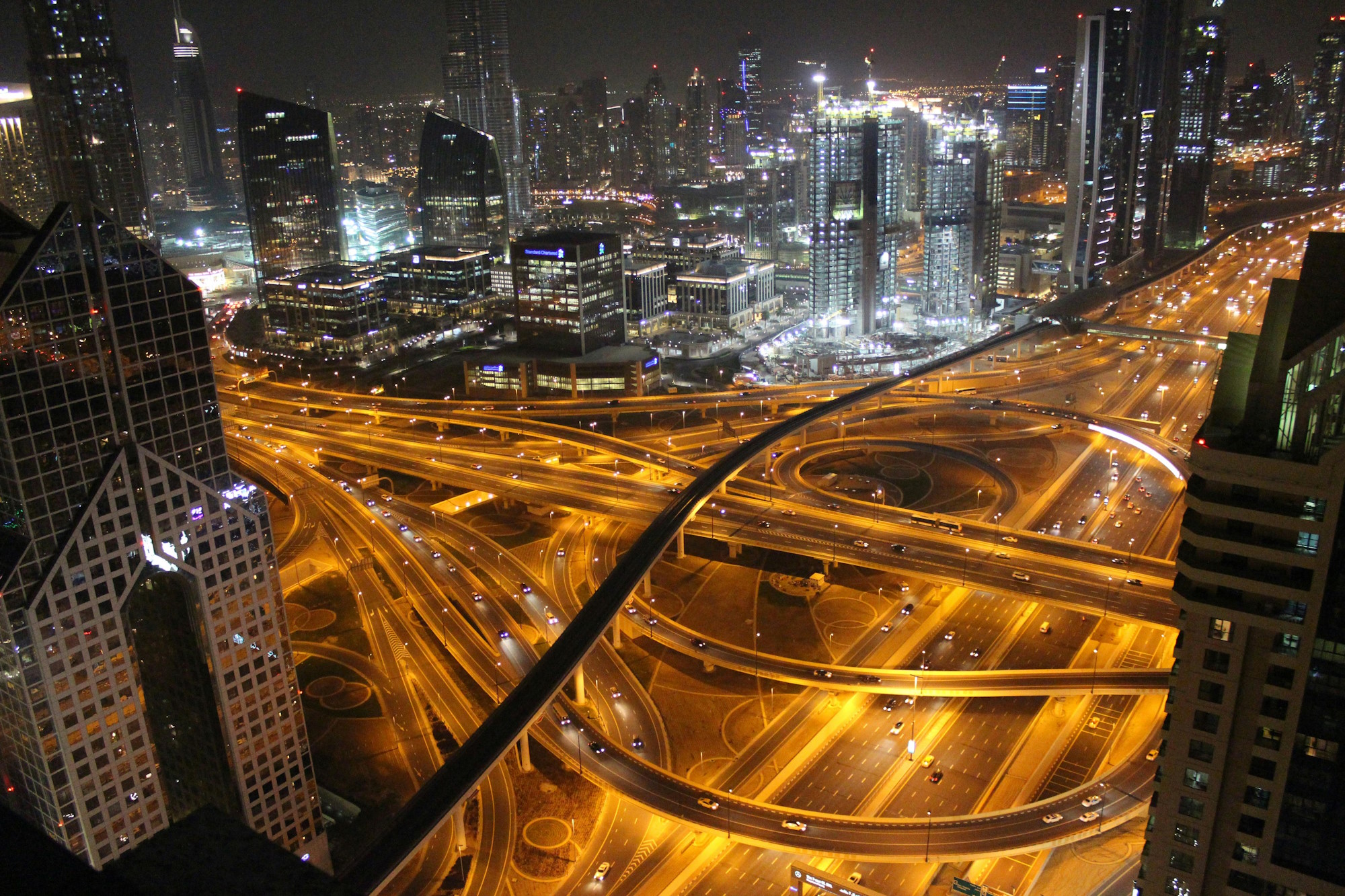 Very complex highway node in Shanghai