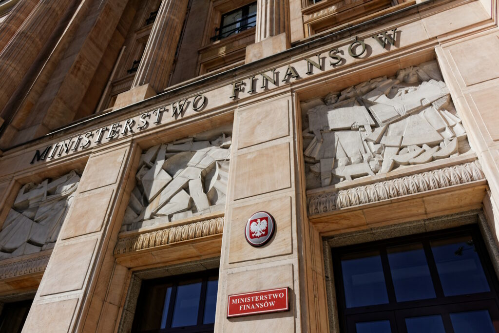 Photo of the building of the Ministry of Finance in Poland